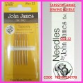 JOHN JAMES TAPESTRY HAND SEWING NEEDLE SIZE 22